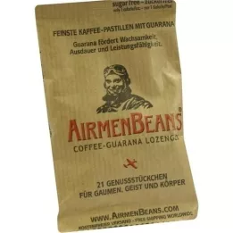 AIRMENBEANS cele mai fine pastiluțe de cafea cu guarana, 21 buc