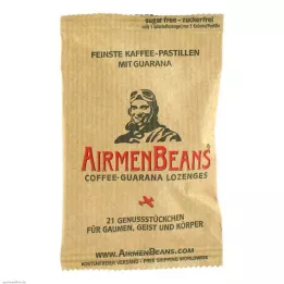 AIRMENBEANS cele mai fine pastiluțe de cafea cu guarana, 21 buc