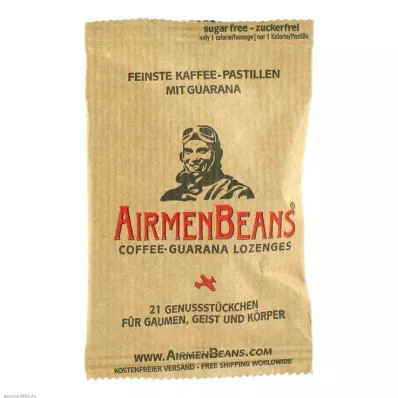 AIRMENBEANS cele mai fine pastiluțe de cafea cu guarana, 21 buc AIRMENBEANS cele mai fine pastiluțe de cafea cu guarana, 21 buc
