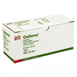 CELLONA Gipsbandage 8 cmx2 m, 2X5 stk