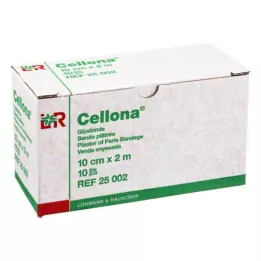 CELLONA Gipsbandage 10 cmx2 m, 2X5 stk