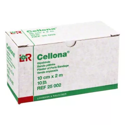 CELLONA Gipsbandage 10 cmx2 m, 2X5 stk