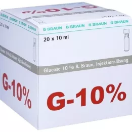 GLUCOSE 10% B.Braun Mini Plasco connect Inj.-Lsg. 10%, 20X10 ml