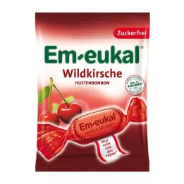 EM-EUKAL Bomboane fără zahăr cu cireșe sălbatice, 75 g