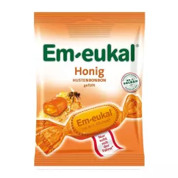 EM-EUKAL Honningfyldte bolsjer med sukker, 75 g