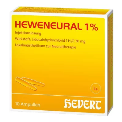 HEWENEURAL 1% ampuller, 10X2 ml
