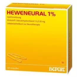 HEWENEURAL 1% ampuller, 100X2 ml