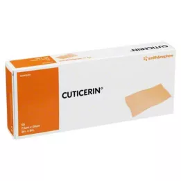 CUTICERIN 7,5x20 cm gaze med salvebelægning, 50 stk
