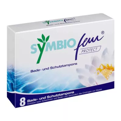 SYMBIOFEM Protect bade- og beskyttelsestampon, 8 stk