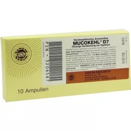 MUCOKEHL Ampulele D 7, 10X1 ml