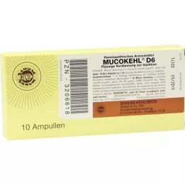 MUCOKEHL Ampuller D 6, 10X1 ml