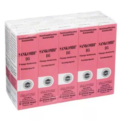 SANKOMBI D 5 dråber, 10X10 ml