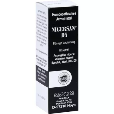 NIGERSAN D 5 dråber, 10 ml