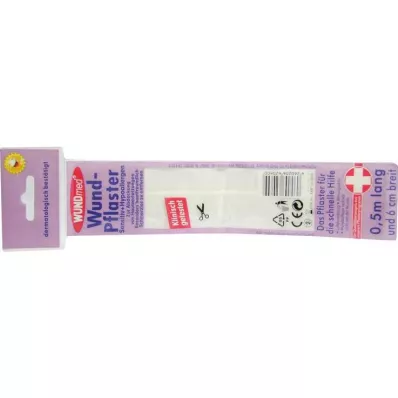 WUNDPFLASTER 6 cmx0,5 m følsom hypoallergen, 1 stk WUNDPFLASTER 6 cmx0,5 m følsom hypoallergen, 1 stk