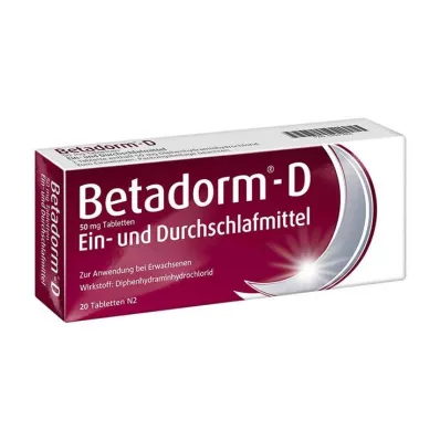 BETADORM D-tabletter, 20 stk