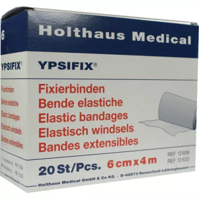 FIXIERBINDE Ypsifix elastik 6 cmx4 m løs, 20 stk