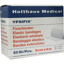FIXIERBINDE Ypsifix-elastik 8 cmx4 m løs, 20 stk