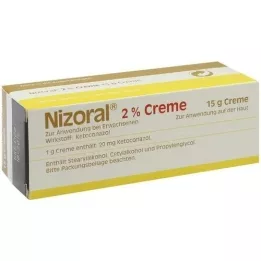 NIZORAL 2% fløde 15g, 15 ml