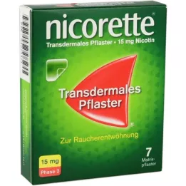 NICORETTE TX Plaster 15 mg, 7 stk