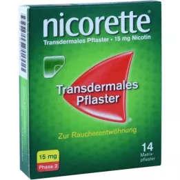 NICORETTE TX Plaster 15 mg, 14 stk
