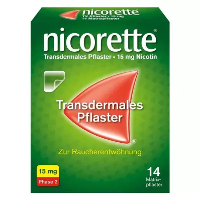 NICORETTE TX Plaster 15 mg, 14 stk NICORETTE TX Plaster 15 mg, 14 stk