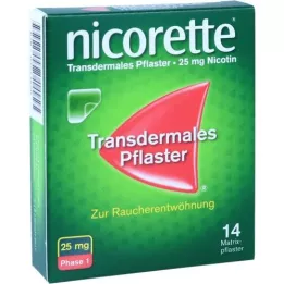 NICORETTE TX Plaster 25 mg, 14 stk