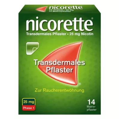 NICORETTE TX Plaster 25 mg, 14 stk