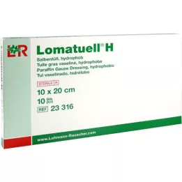 LOMATUELL H Salve tyl 10x20 cm steril, 10 stk