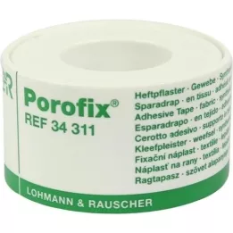 POROFIX Tencuială adezivă 2,5 cmx5 m, 1 buc