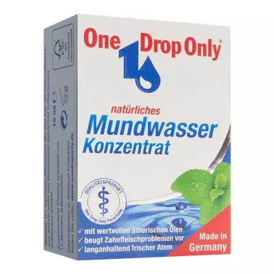 ONE DROP Kun naturligt mundskyllekoncentrat, 10 ml ONE DROP Kun naturligt mundskyllekoncentrat, 10 ml