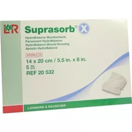 SUPRASORB X HydroBalance sårforbinding 14x20 cm, 5 stk