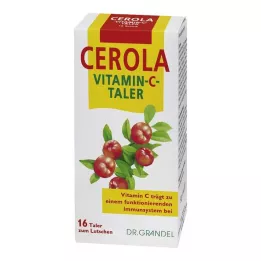 CEROLA C-vitamin Taler Grandel, 16 stk