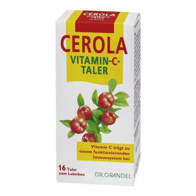 CEROLA C-vitamin Taler Grandel, 16 stk CEROLA C-vitamin Taler Grandel, 16 stk