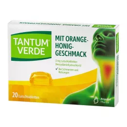 TANTUM VERDE 3 mg sugetabletter med appelsin-honning-smag, 20 stk