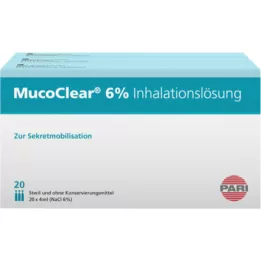 MUCOCLEAR 6% NaCl inhalationsopløsning, 60X4 ml