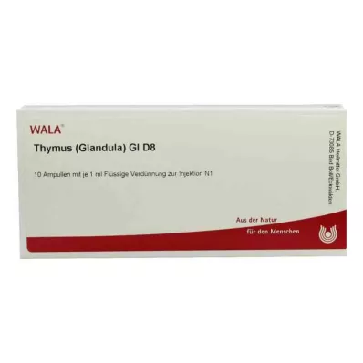 THYMUS GLANDULA GL D 8 ampuller, 10X1 ml
