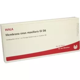 MEMBRANA sinus maxillaris GL D 8 ampuller, 10X1 ml