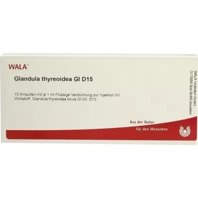 GLANDULA THYREOIDEA GL D 15 ampuller, 10X1 ml