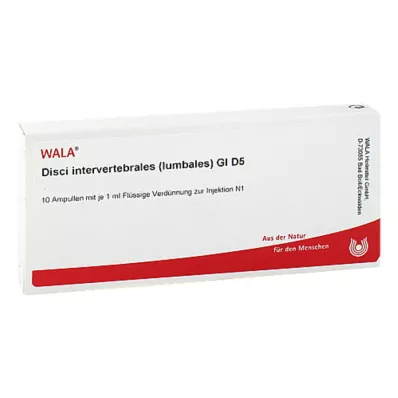 DISCI intervertebrales lumbales GL D 5 ampuller, 10X1 ml DISCI intervertebrales lumbales GL D 5 ampuller, 10X1 ml
