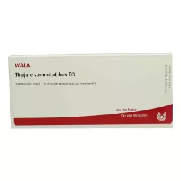 THUJA E SUMMITATIBUS D 3 ampuller, 10X1 ml