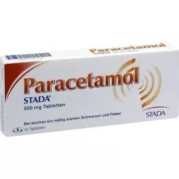 PARACETAMOL STADA 500 mg tabletter, 10 stk