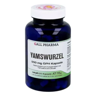 YAMSWURZEL 500 mg GPH kapsler, 120 kapsler