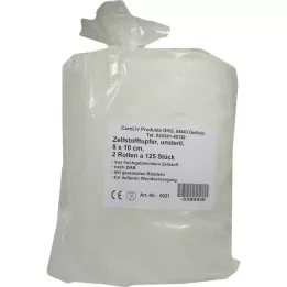 ZELLSTOFFTUPFER 8x10 cm rulle, 2X125 stk