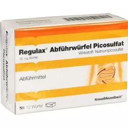 REGULAX Picosulfat afføringsmiddel i terninger, 12 stk
