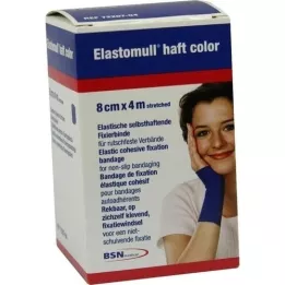 ELASTOMULL Skaftfarve 8 cmx4 m fikseringstape blå, 1 stk