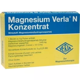 MAGNESIUM VERLA N Koncentrat til oral brug, 20 stk