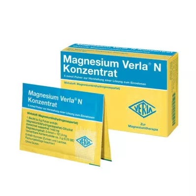 MAGNESIUM VERLA N Koncentrat til oral brug, 20 stk
