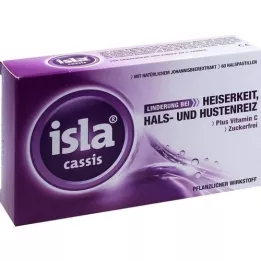 ISLA CASSIS Pastiller, 60 stk