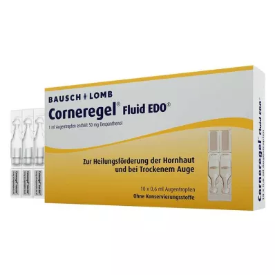 CORNEREGEL Væske EDO Øjendråber, 10X0,6 ml