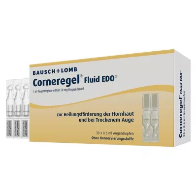 CORNEREGEL Væske EDO Øjendråber, 30X0,6 ml CORNEREGEL Væske EDO Øjendråber, 30X0,6 ml